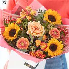 Large Sunflower  Autumn Classic  Hand-tied