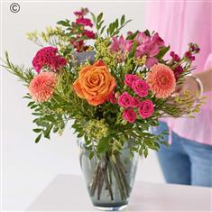 Large Bright Bouquet in a Vase
