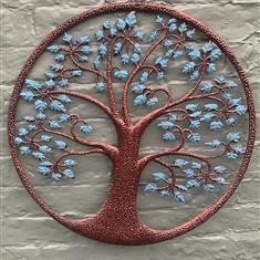 Tree of Life Wall Art Blue